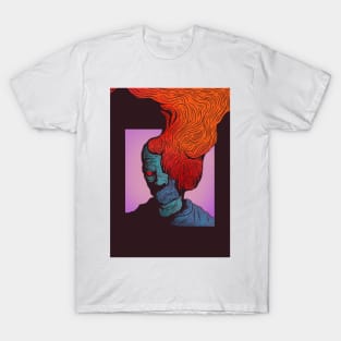 burning head T-Shirt